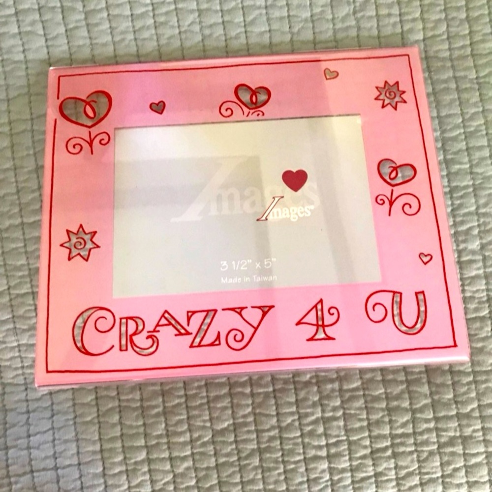 New Heart Photo Frame 3 1/2" x 5"